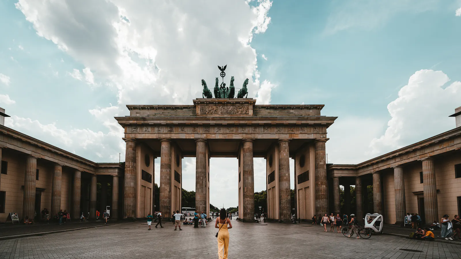 Berlin'deki Brandenburg Kapısı